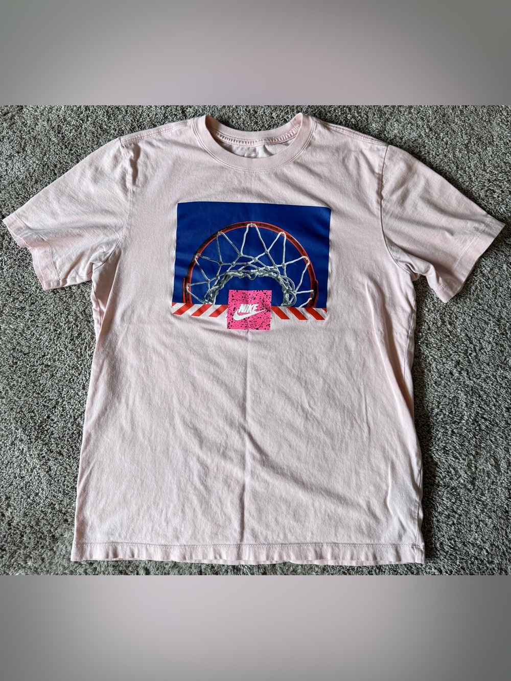 Nike Pink Basketball Graphic Tee